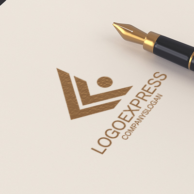 Mockup example of the ArrowSphere Tech logo, number 8