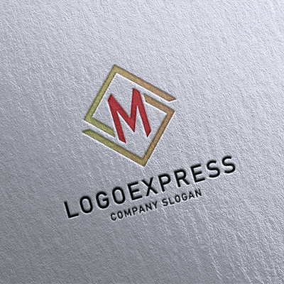 Mockup example of the Matrix M logo, number 12