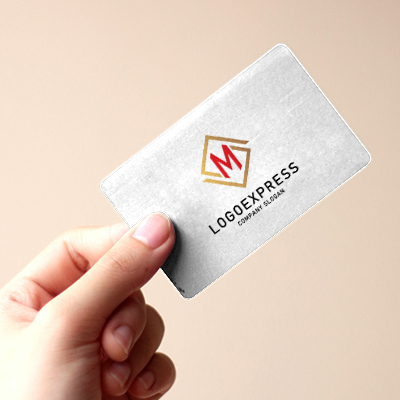 Mockup example of the Matrix M logo, number 6