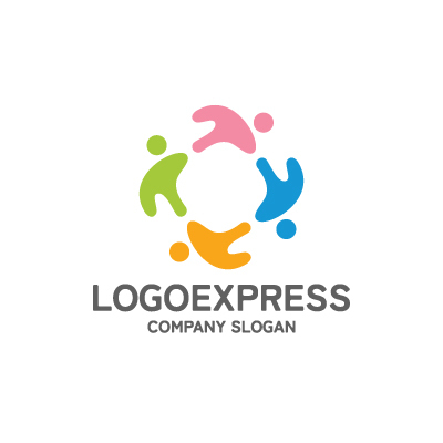 Un logo pour la connexion et la croissance des personnes