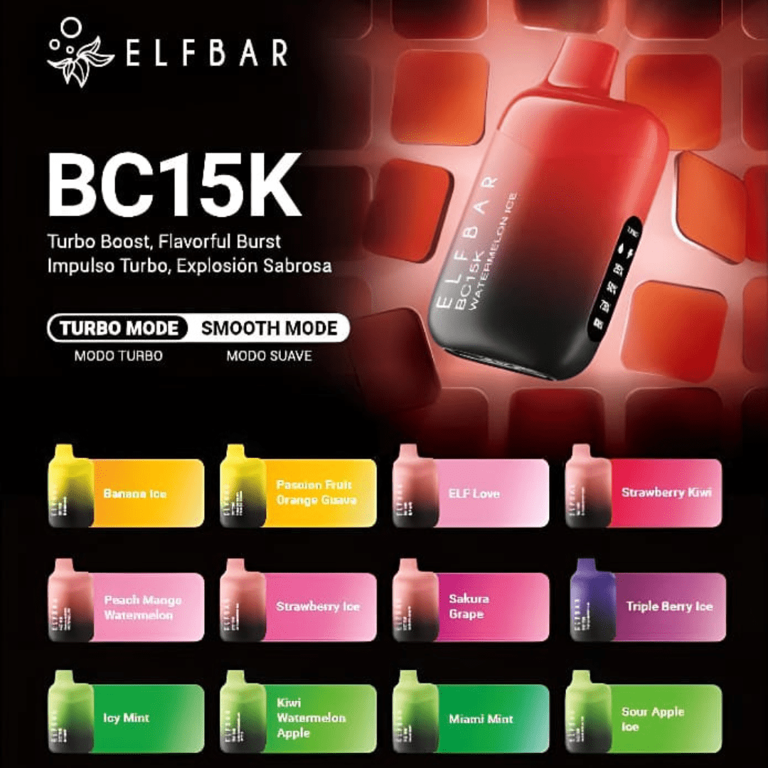 Elfbar 15.000 Puffs - Sabores