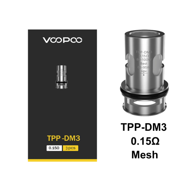 VooPoo Coil TPP DM3 0.15 Ohm UND