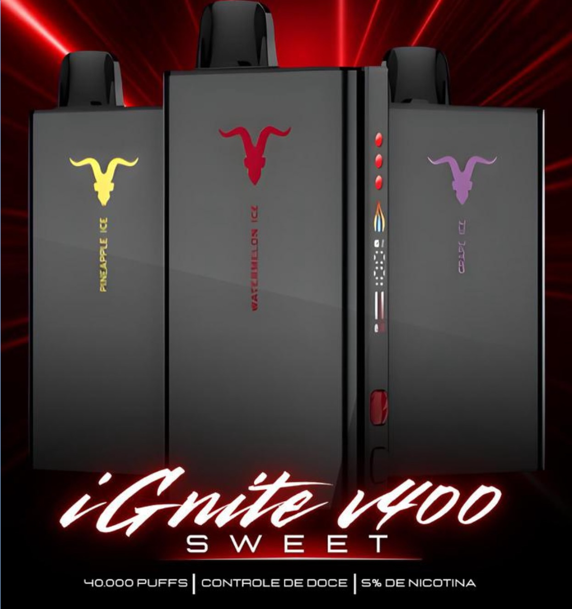 Novo Ignite V400 Sweet Sabores