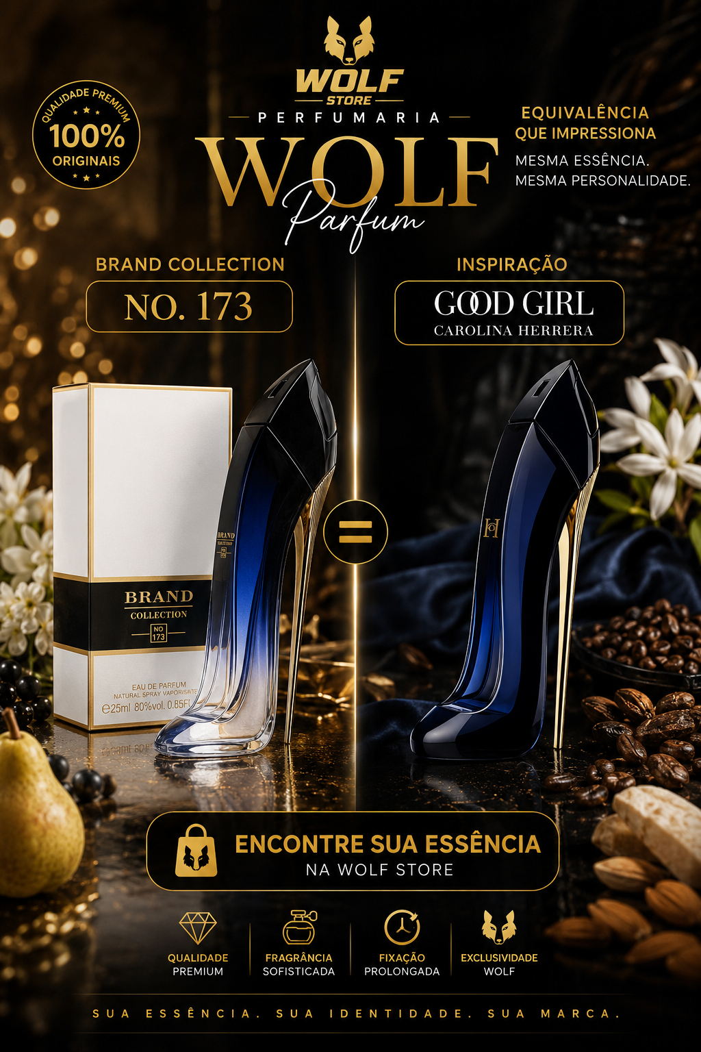 Inspirado Good Girl Légère Carolina Herrera - Brand Collection EDP 25ml Nº173