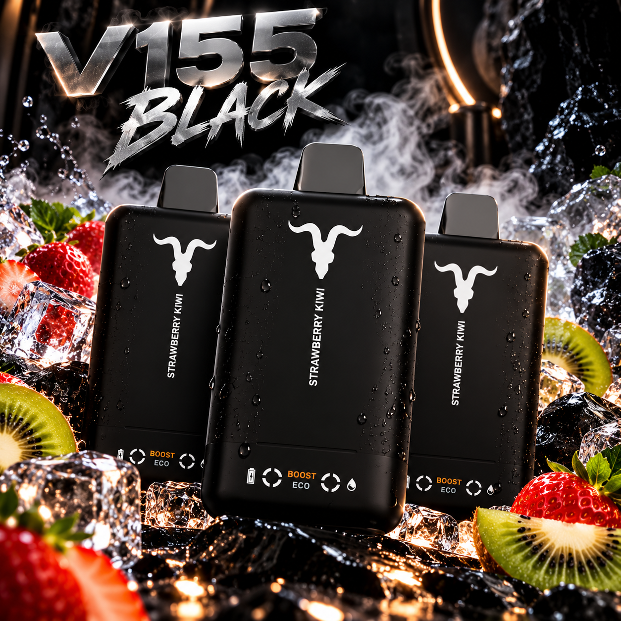 Ignite V155 Slim BLACK - Até 15.500 Puffs