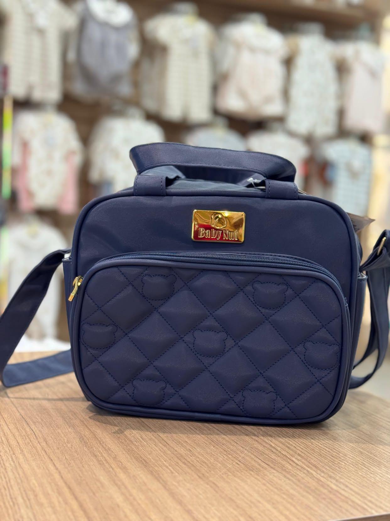 Bolsa maternidade 100% térmica- URSO AZUL MARINHO