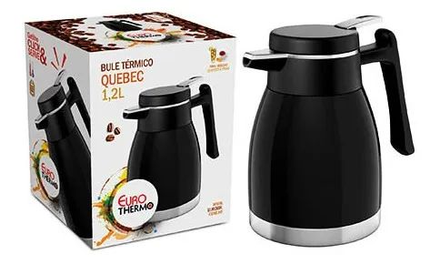 BULE TERMICO QUEBEC 1,2L PRETO - BT5508-PT