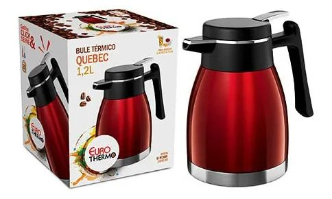 BULE TERMICO QUEBEC 1,2L VERMELHO BT5508-VM