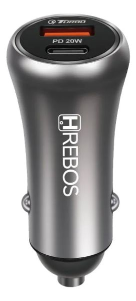 CARREGADOR VEICULAR HREBOS PD 20W - HS395