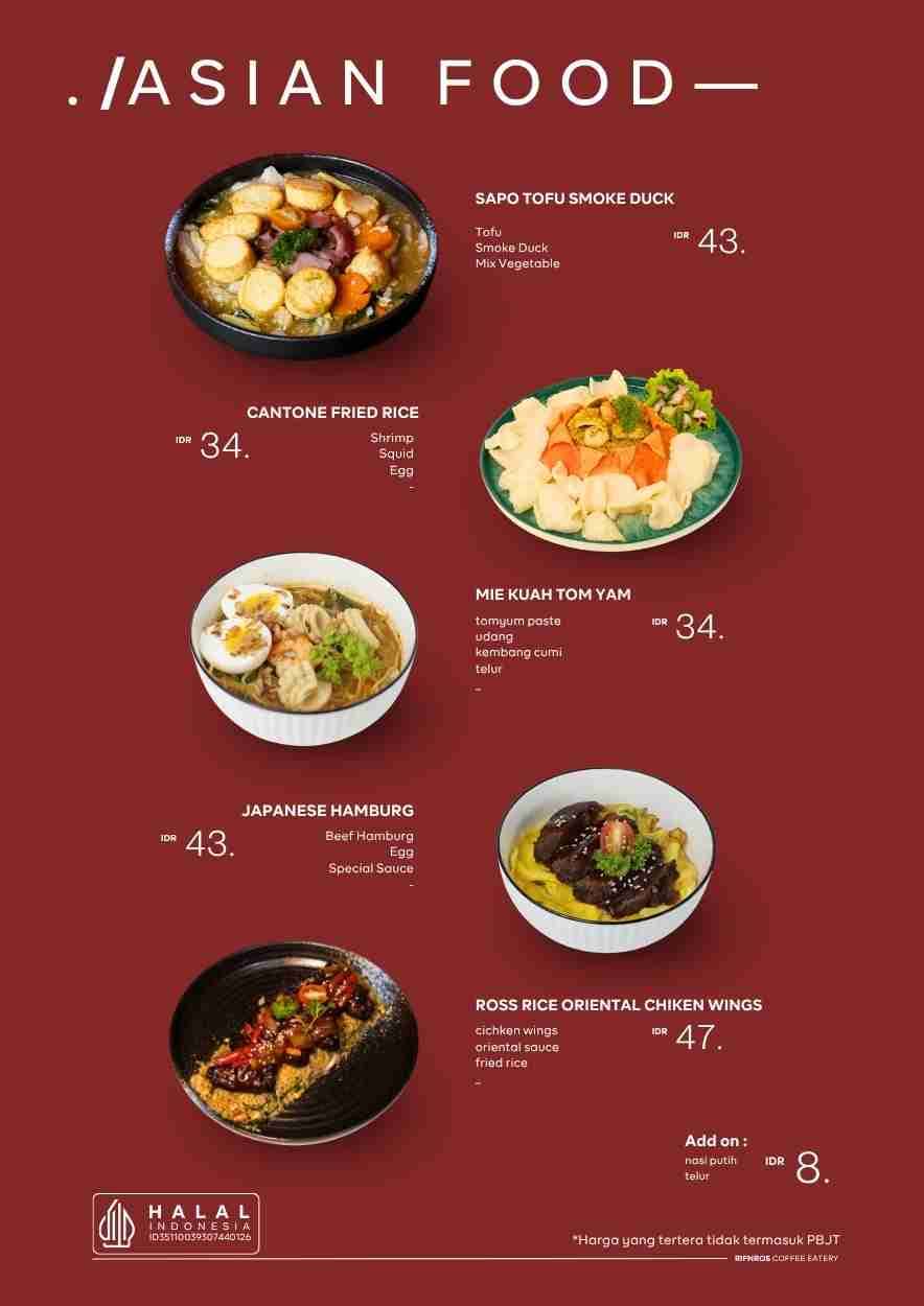 Menu Asian Rifnros