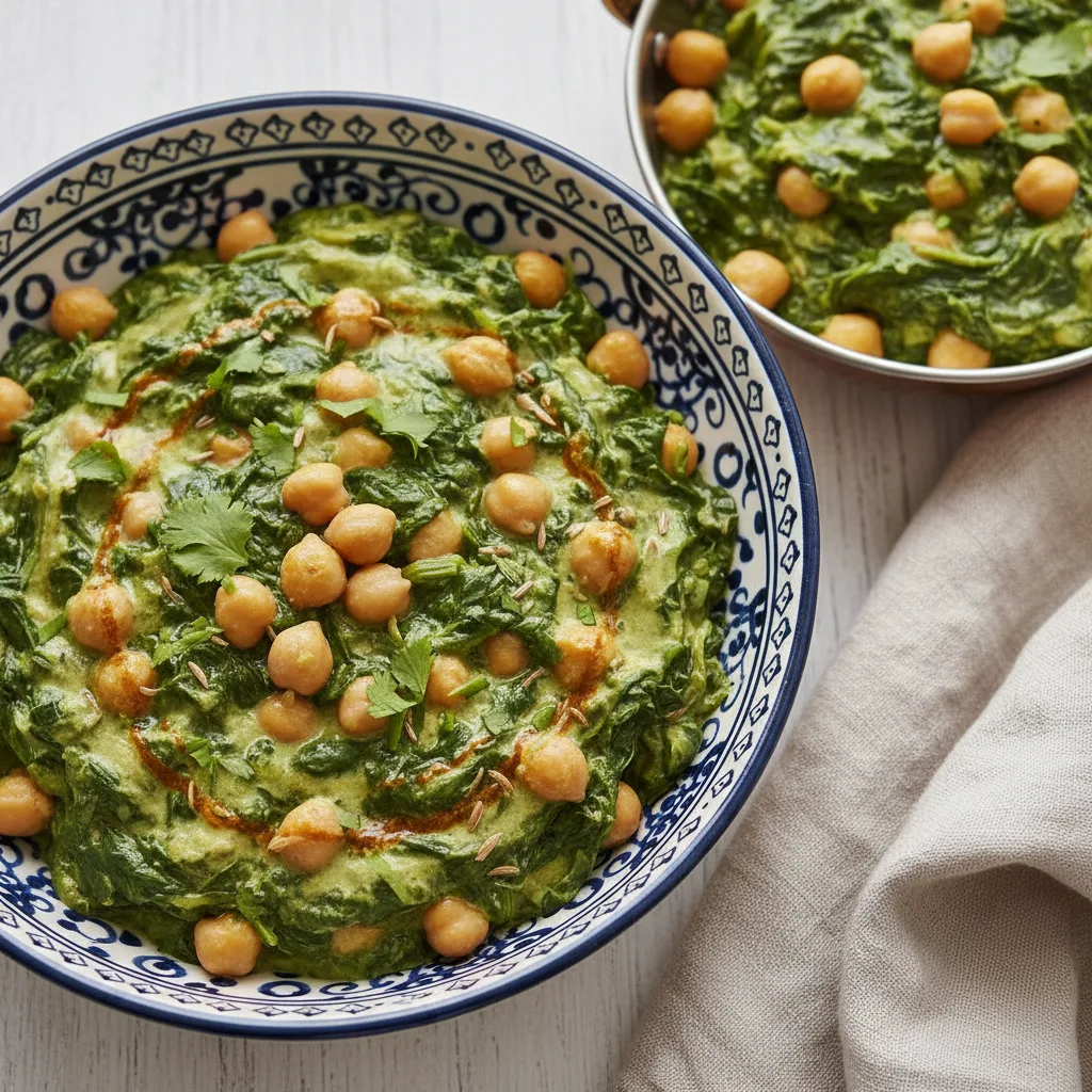 Creamy Spinach - Chana