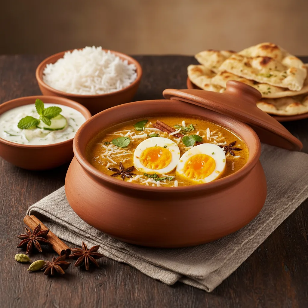 Handi Coconut Curry - Egg