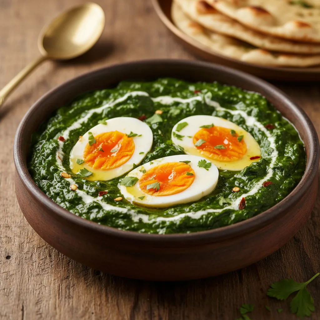 Creamy Spinach - Egg