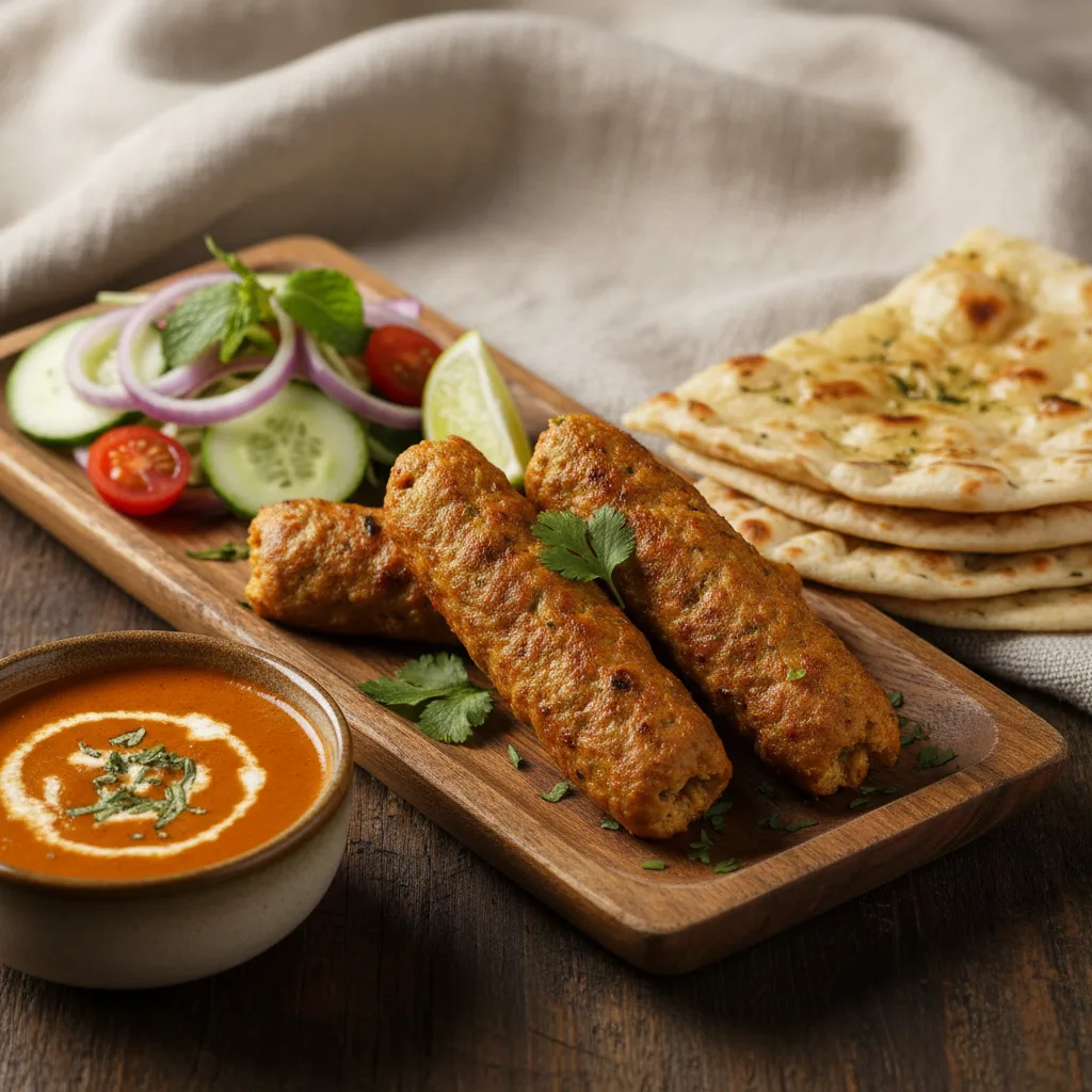 Reshmi Seekh Kebab