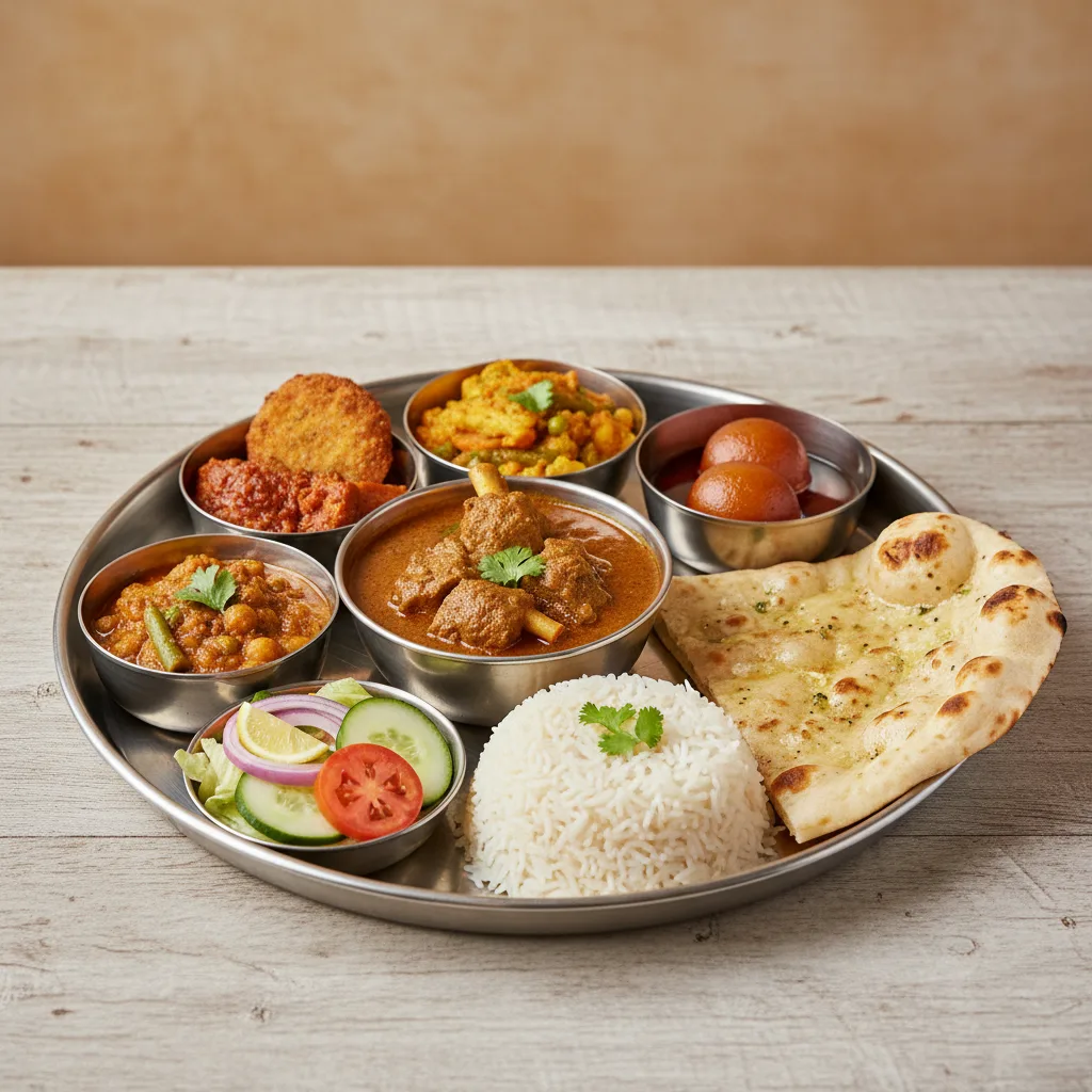 Taj Special Thali - Goat