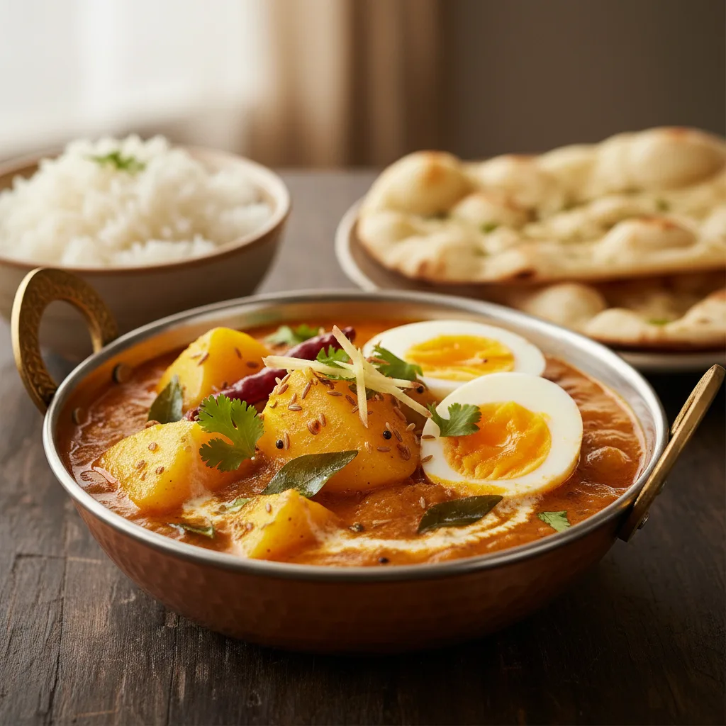 Potato Mango Curry - Egg