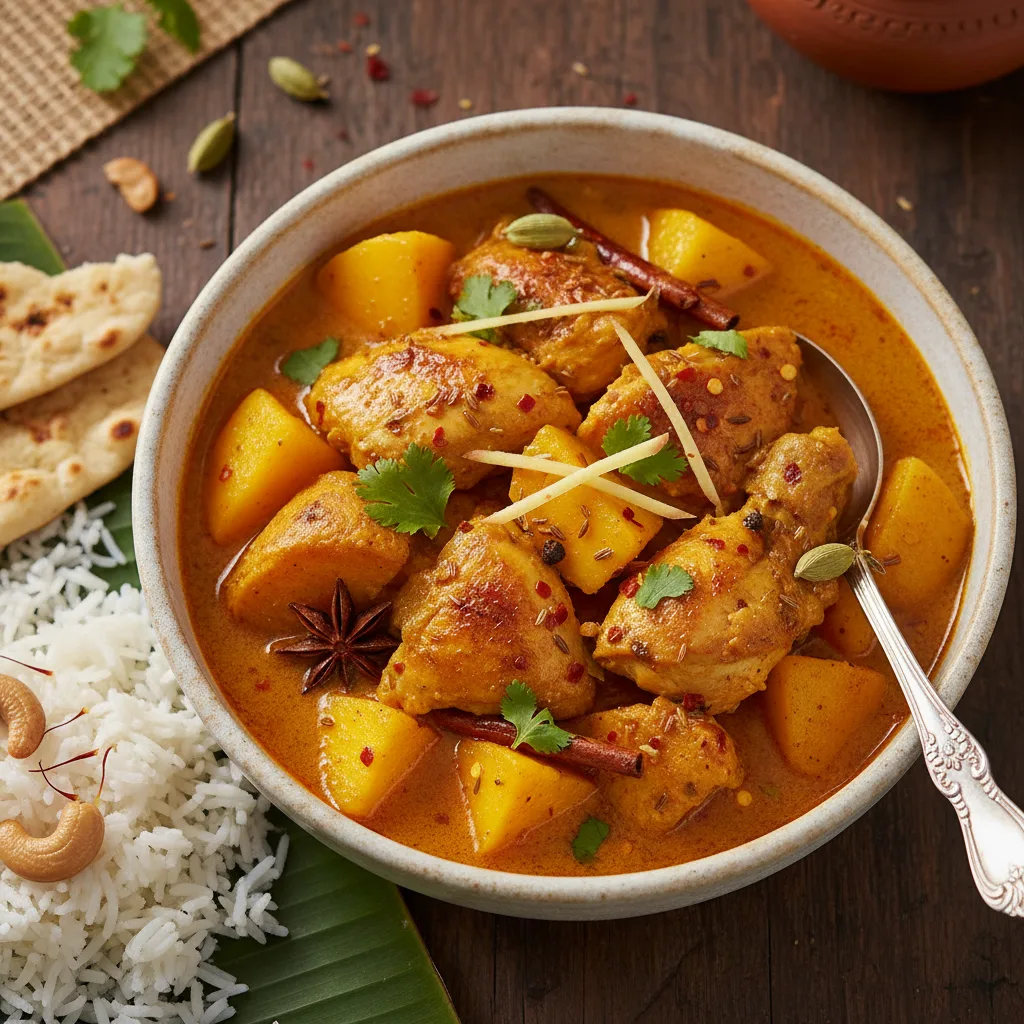 Potato Mango Curry - Chicken