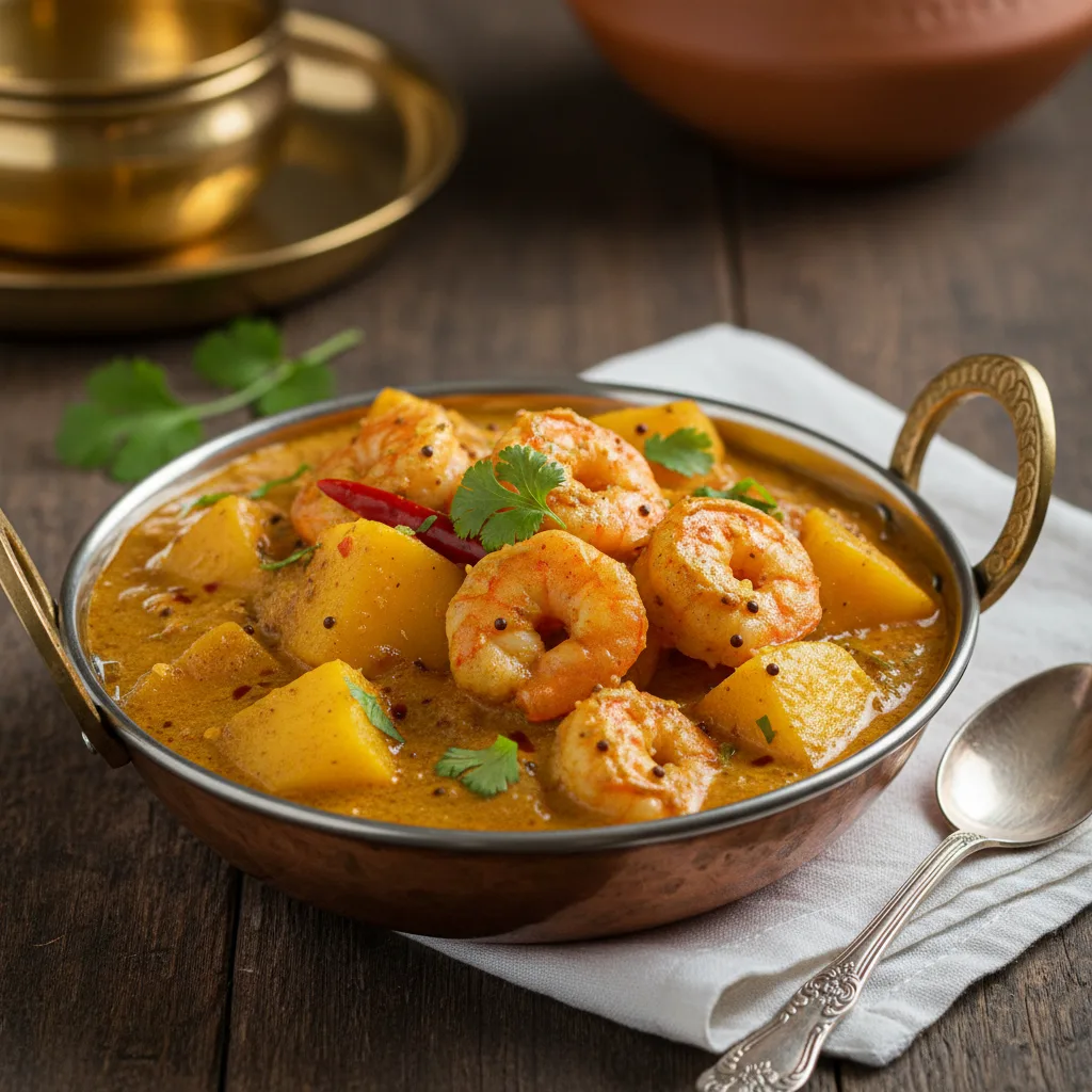 Potato Mango Curry - Shrimp