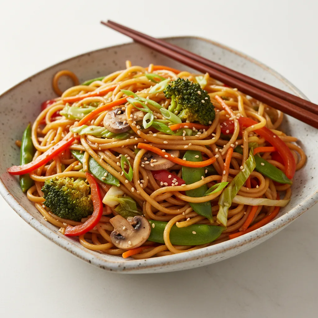 Veg Chow-Mein (Veg/Vegan)