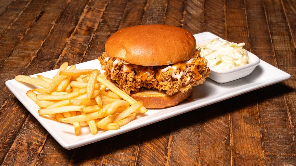 Chicken Zinger Burger w/Fries