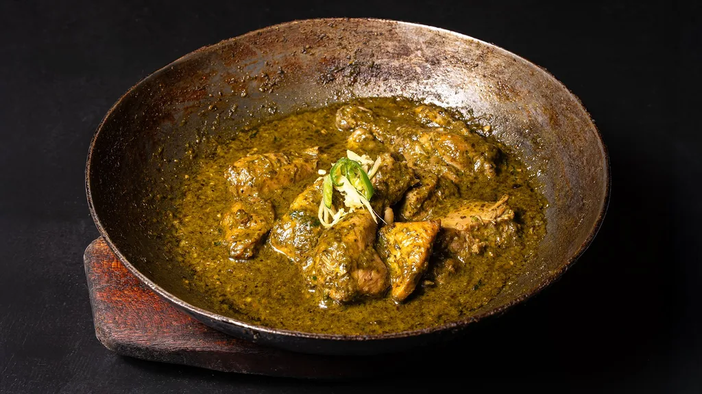 Chicken Green Karahi