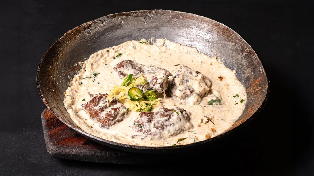 Goat Kabab White Karahi