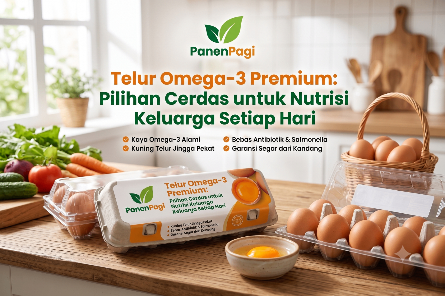 Telur Omega isi 10