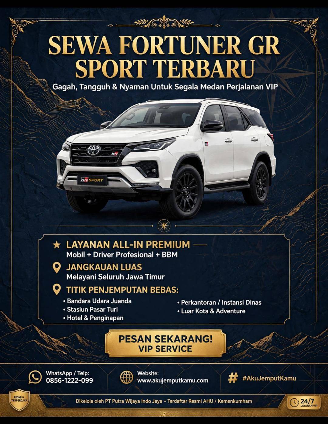 SEWA FORTUNER GR SPORT TERBARU