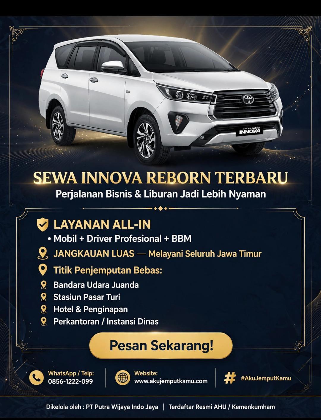 SEWA INNOVA REBORN TERBARU