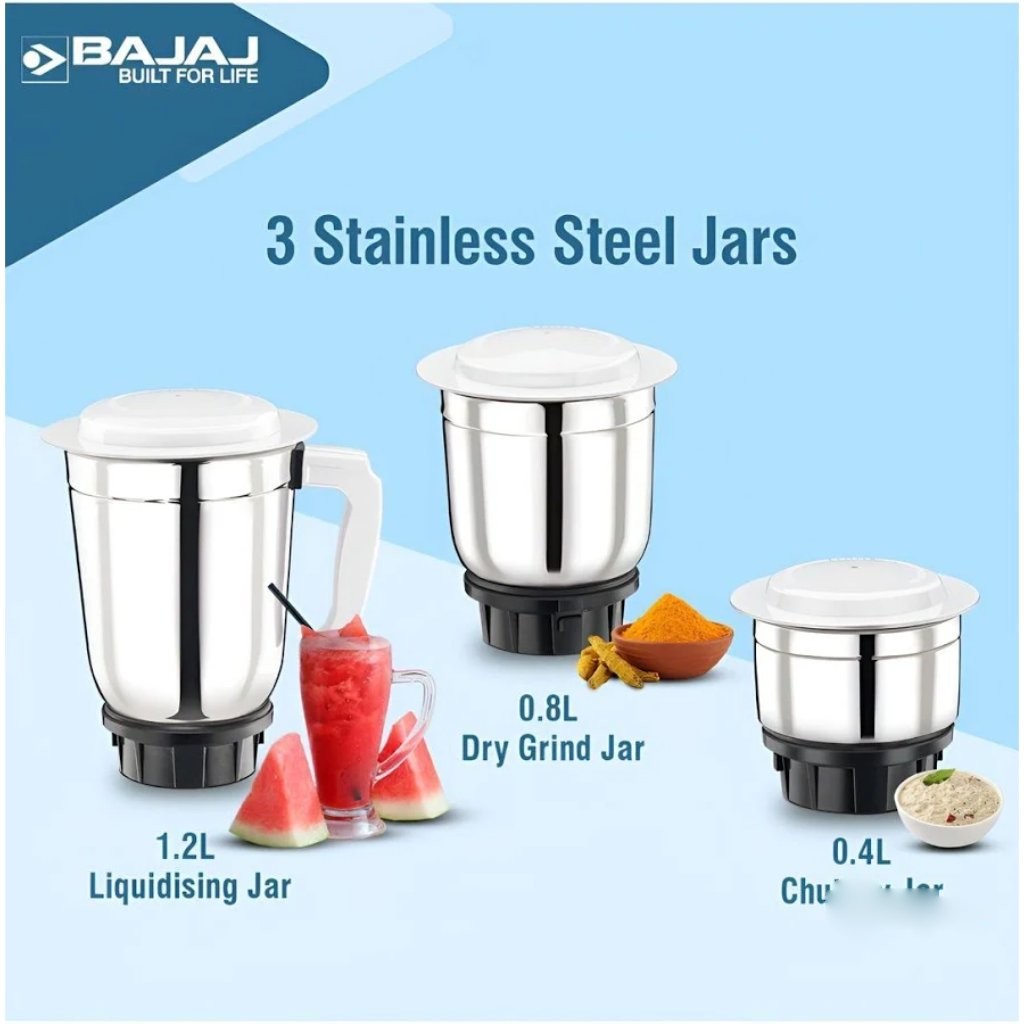 Bajaj GX-1 Mixer Grinder 500W 2