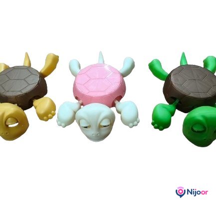 Tortoise Cup Holder (pack of 3)-multicolour 5