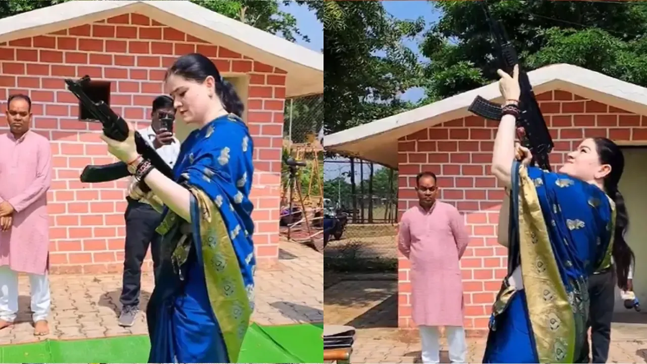 Viral Dussehra Video: Army Veterans Question IPS Officer Ankita Sharma’s AK-47 Firing