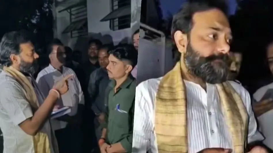 BJP MLA Catches Alleged Illegal Seed Movement