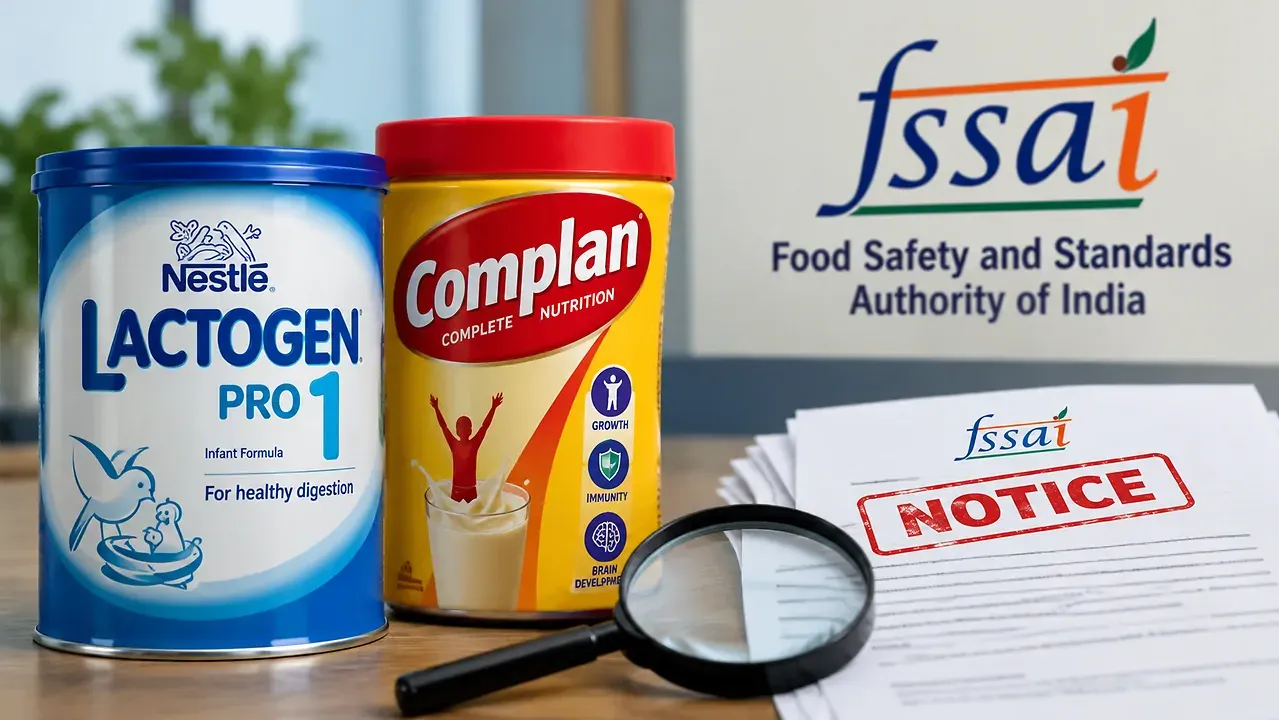 Major Companies Under Scrutiny Over Child Growth and Immunity Claims; FSSAI Seeks Answers from Complan and Nestlé