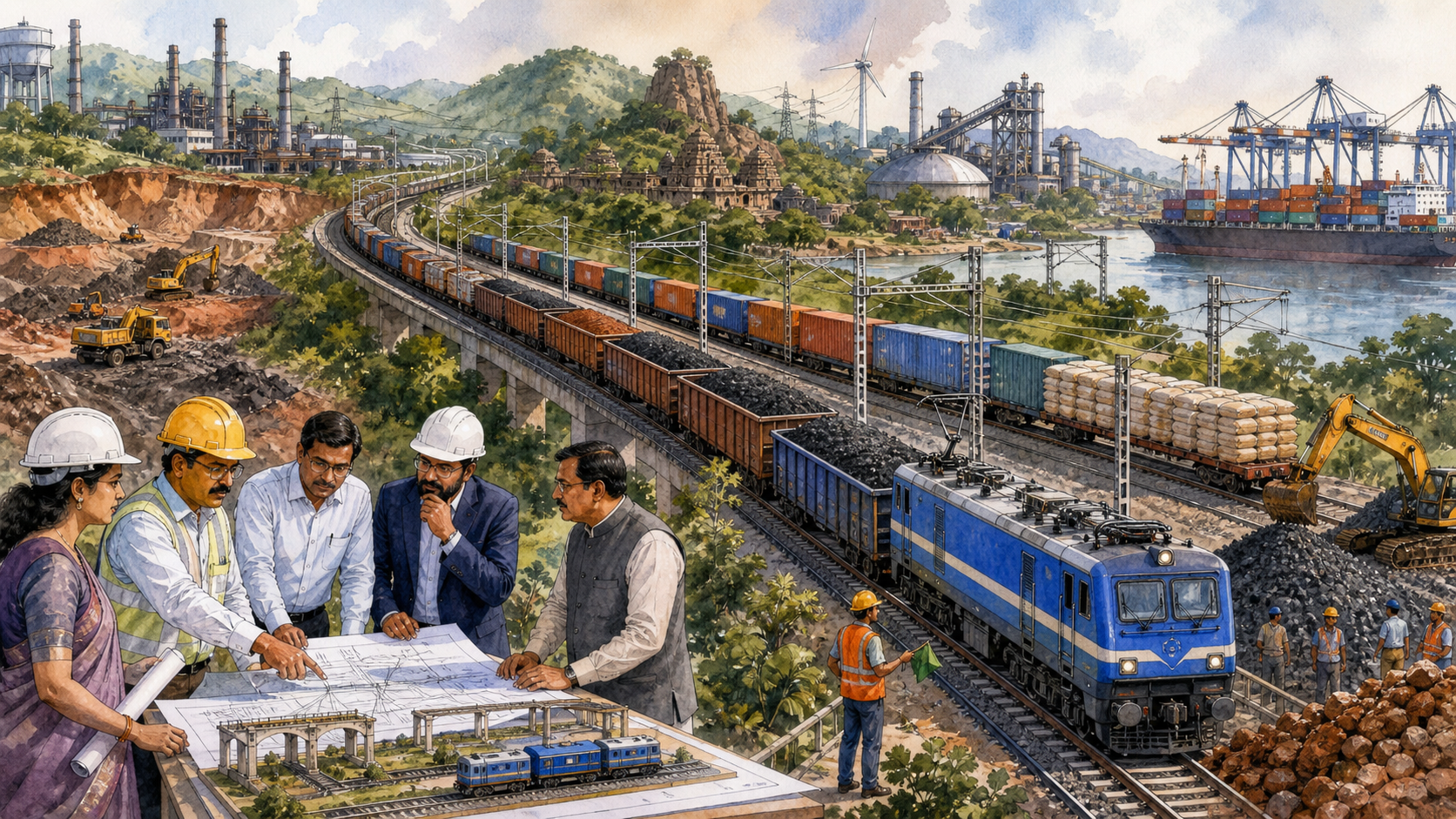 Six Freight Corridors Put Indian Railways' New Partnership Model on Trial