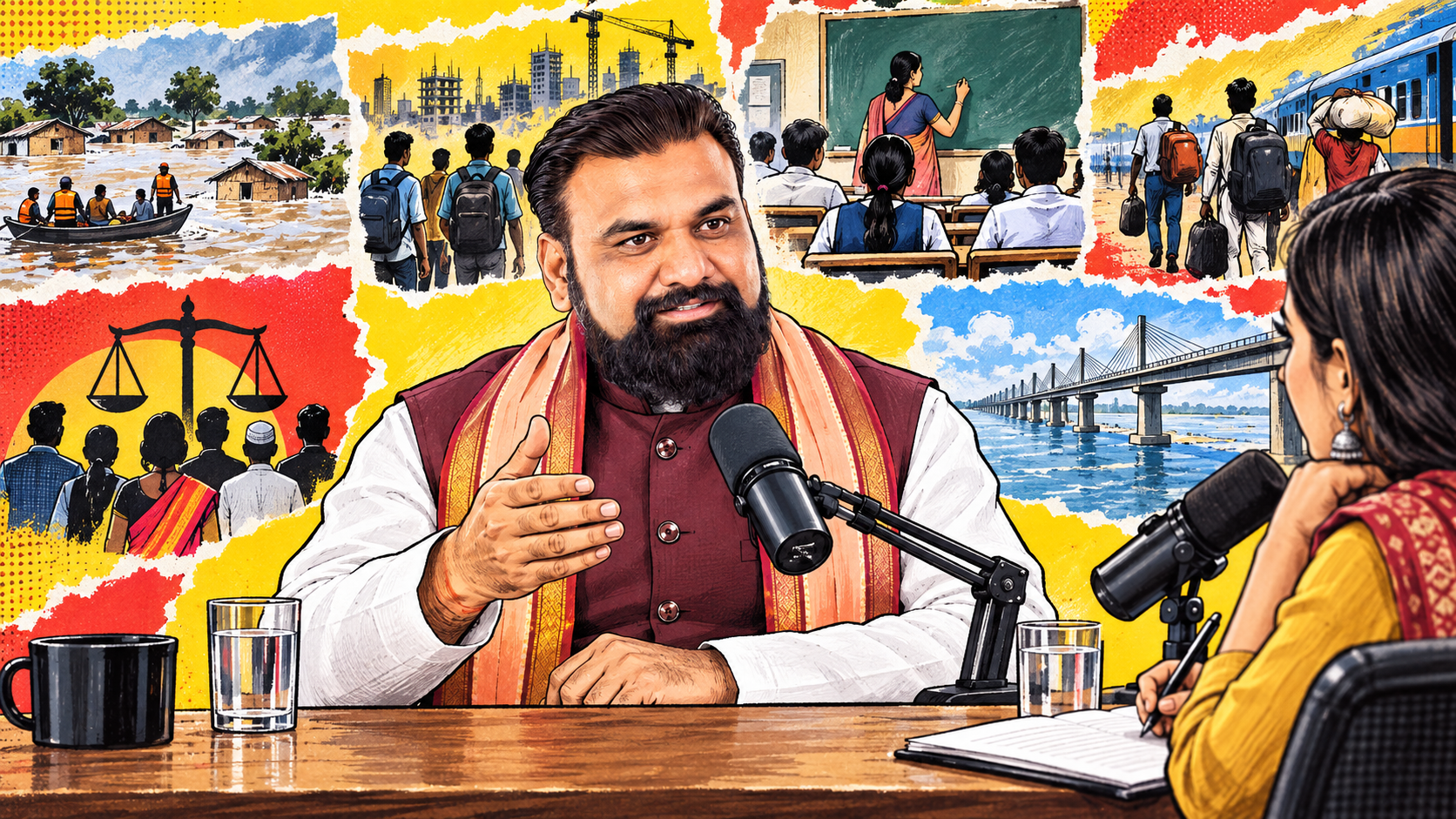 Back-to-Back Podcasts: CM Samrat Choudhary Sets the Tone for His Term