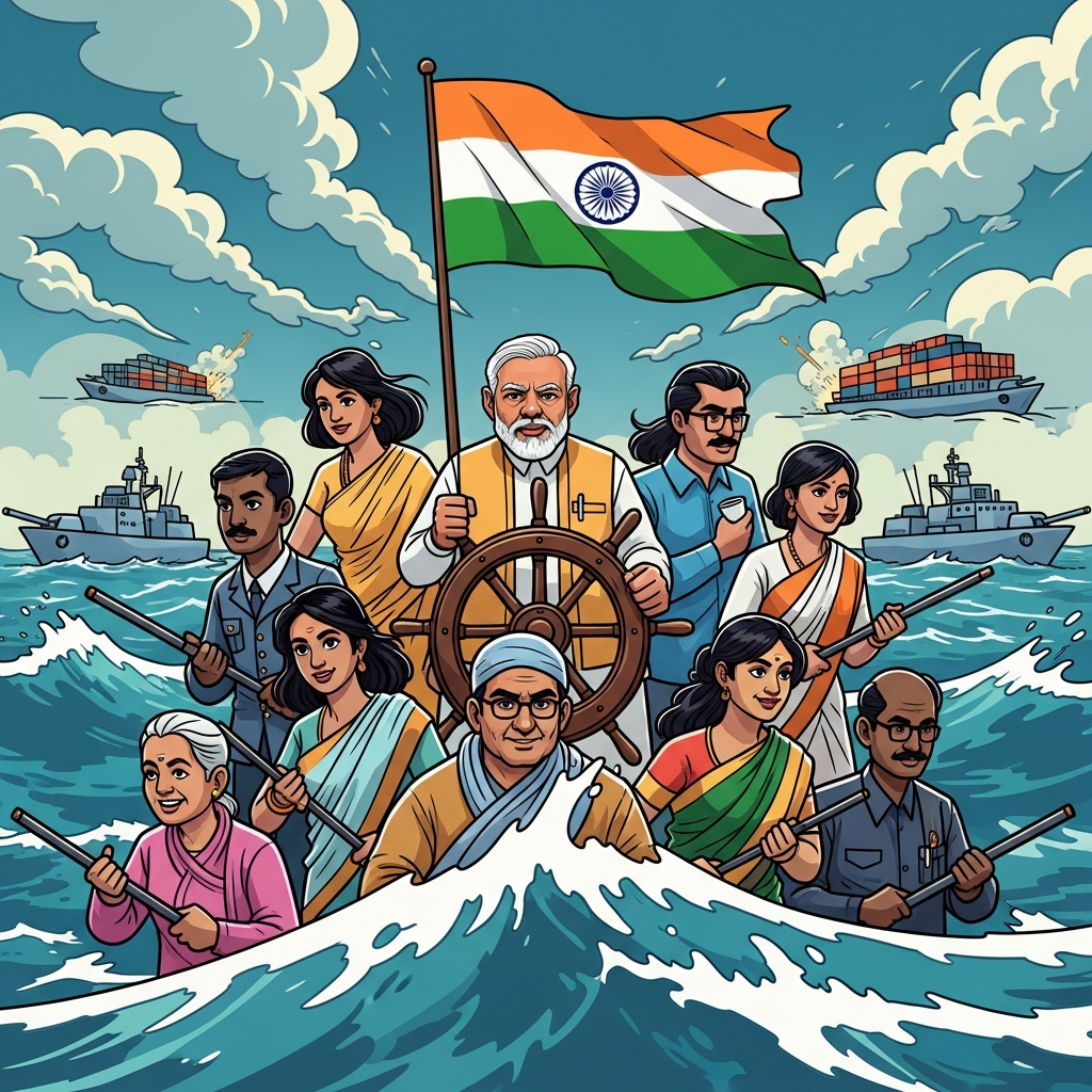 संकट में अडिग भारत: मोदी जी का सशक्त नेतृत्व