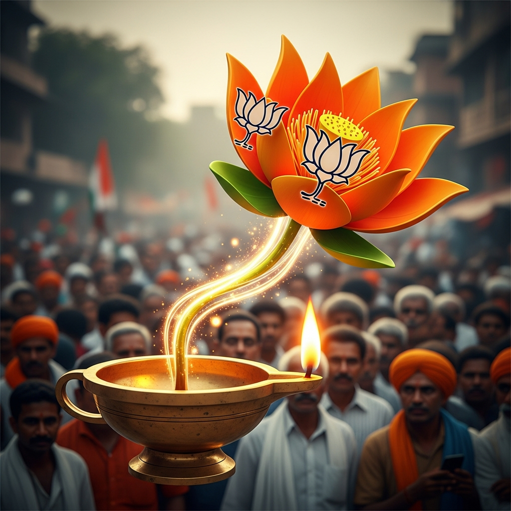 दीपक से कमल: जनसंघ से भाजपा तक की विकास यात्रा