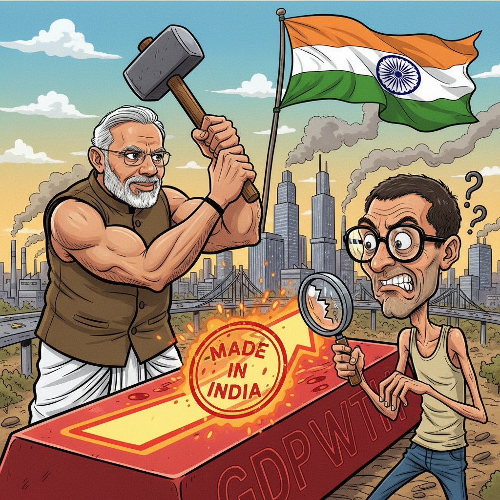 ऐतिहासिक जीडीपी उछाल: मोदी के विनिर्माण मास्टरस्ट्रोक ने आलोचकों को चुप कराया!