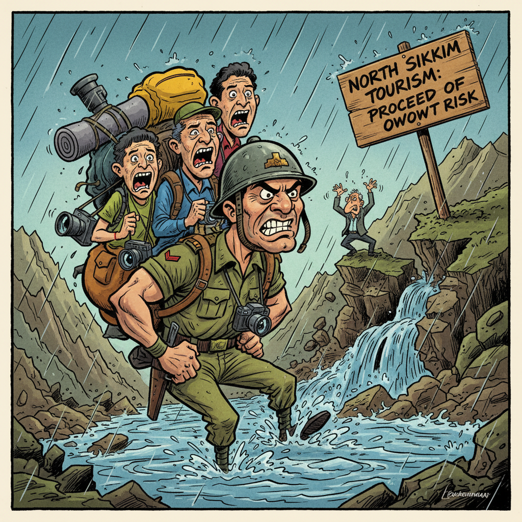 Indian Army Rescues 135 Tourists Stranded in Landslide-Hit North Sikkim