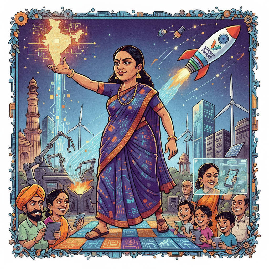 India's Tech Ascent: Forging a Digital Future for a 'Viksit Bharat'