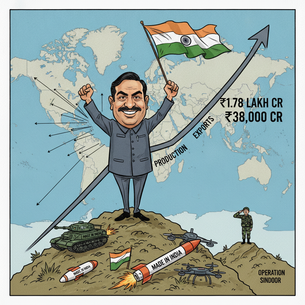 India's Defence Sector Soars: Record Production and Exports Signal New Era of Self-Reliance Post-Operation Sindoor