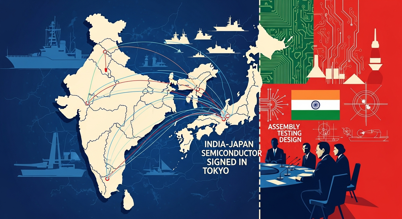 India-Japan Semiconductor Corridor: ¥2.1 Trillion Framework Signed in Tokyo