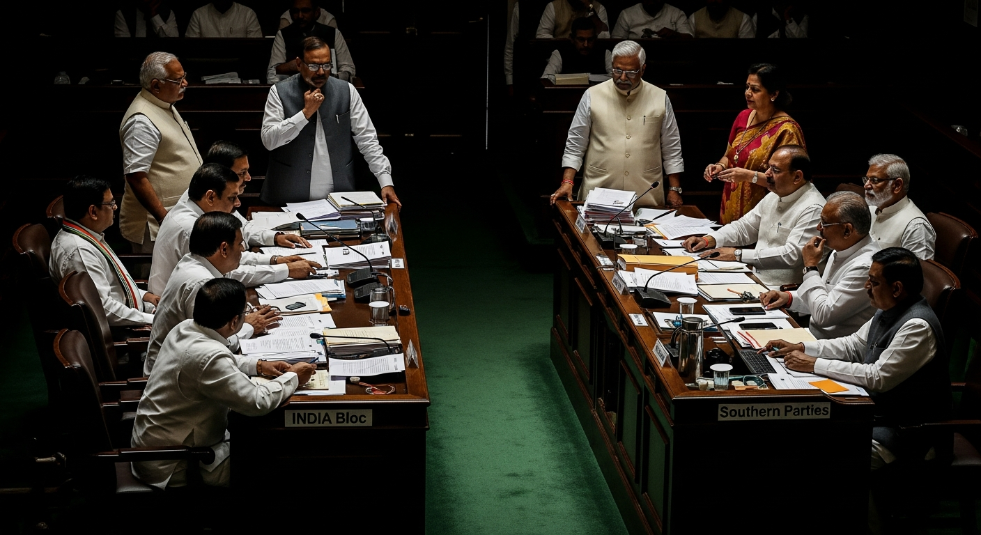 INDIA Bloc Meets on Floor Strategy: Committee Seats Accepted, But Southern Parties Keep Their Own Lane