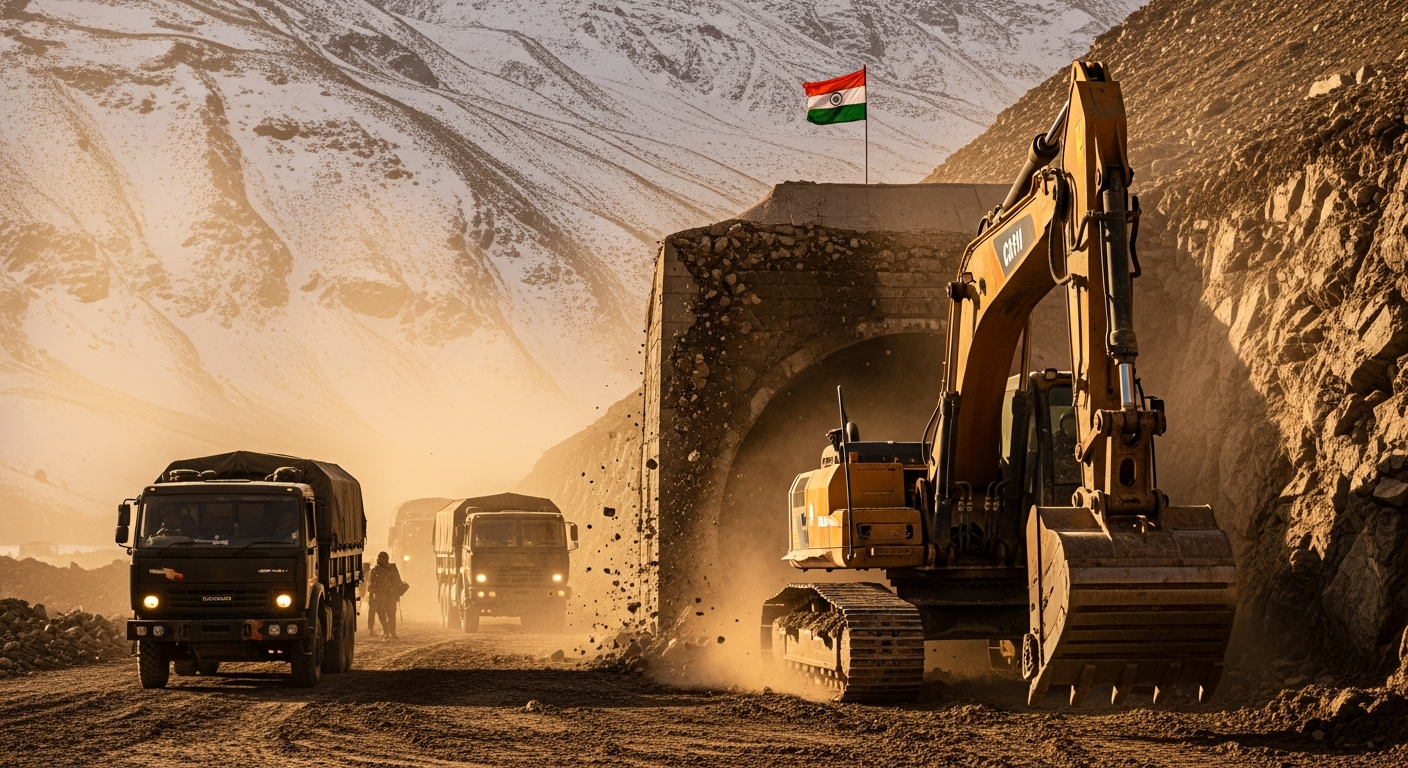 Shinkun La Tunnel Breakthrough: All-Weather Road to Ladakh Closes Its Last Gap