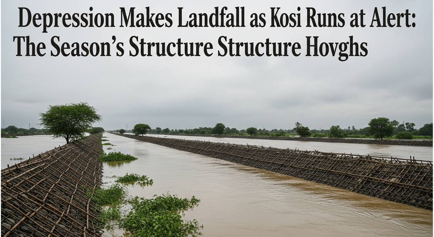 Depression Makes Landfall as Kosi Runs at Alert: The Season's Structure Holds