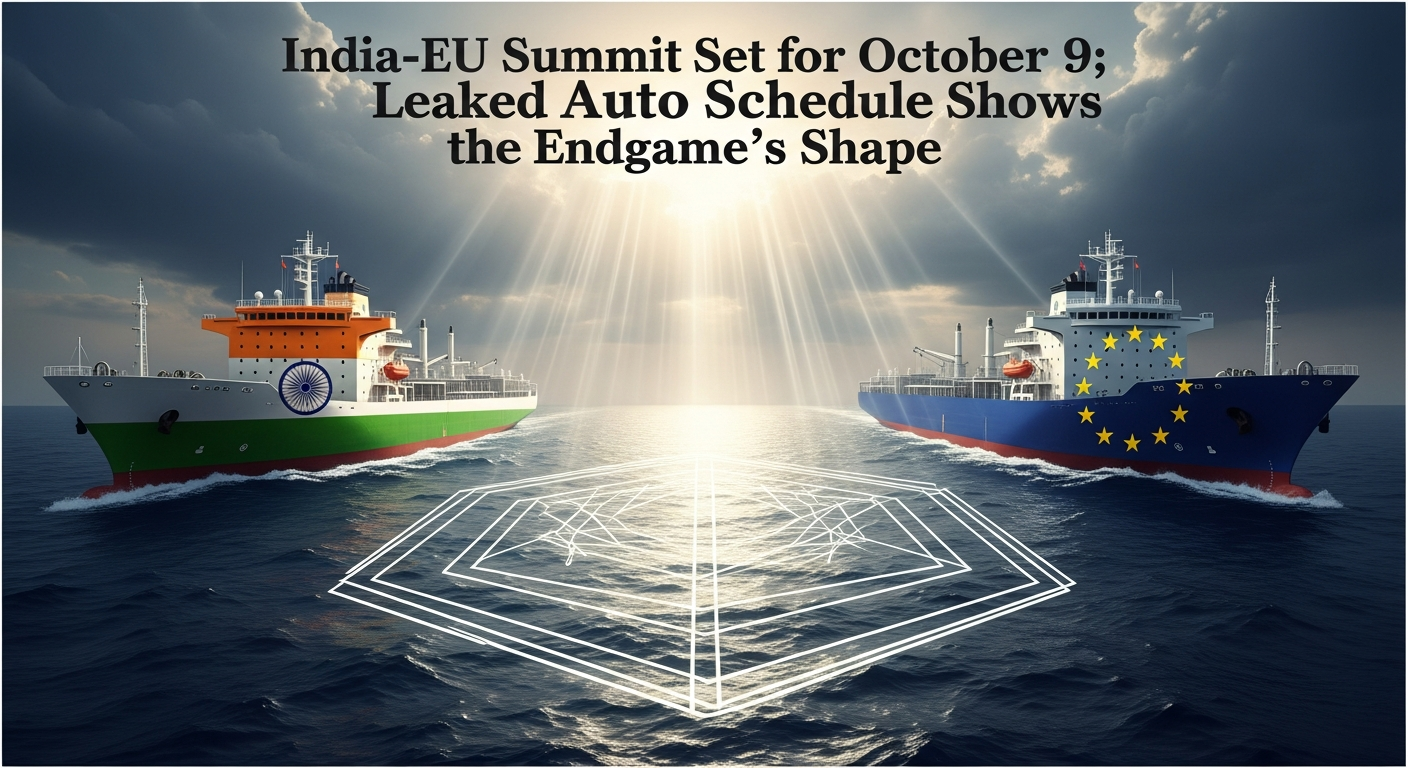 India-EU Summit Set for October 9; Leaked Auto Schedule Shows the Endgame's Shape