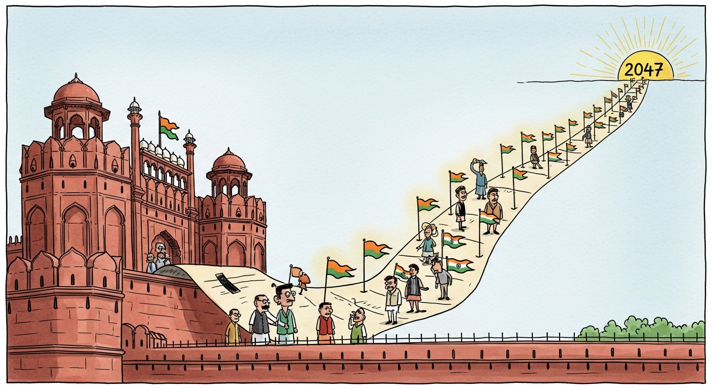 Independence Day Preview: PM to Set 2035 Milestones for Viksit Bharat From the Red Fort