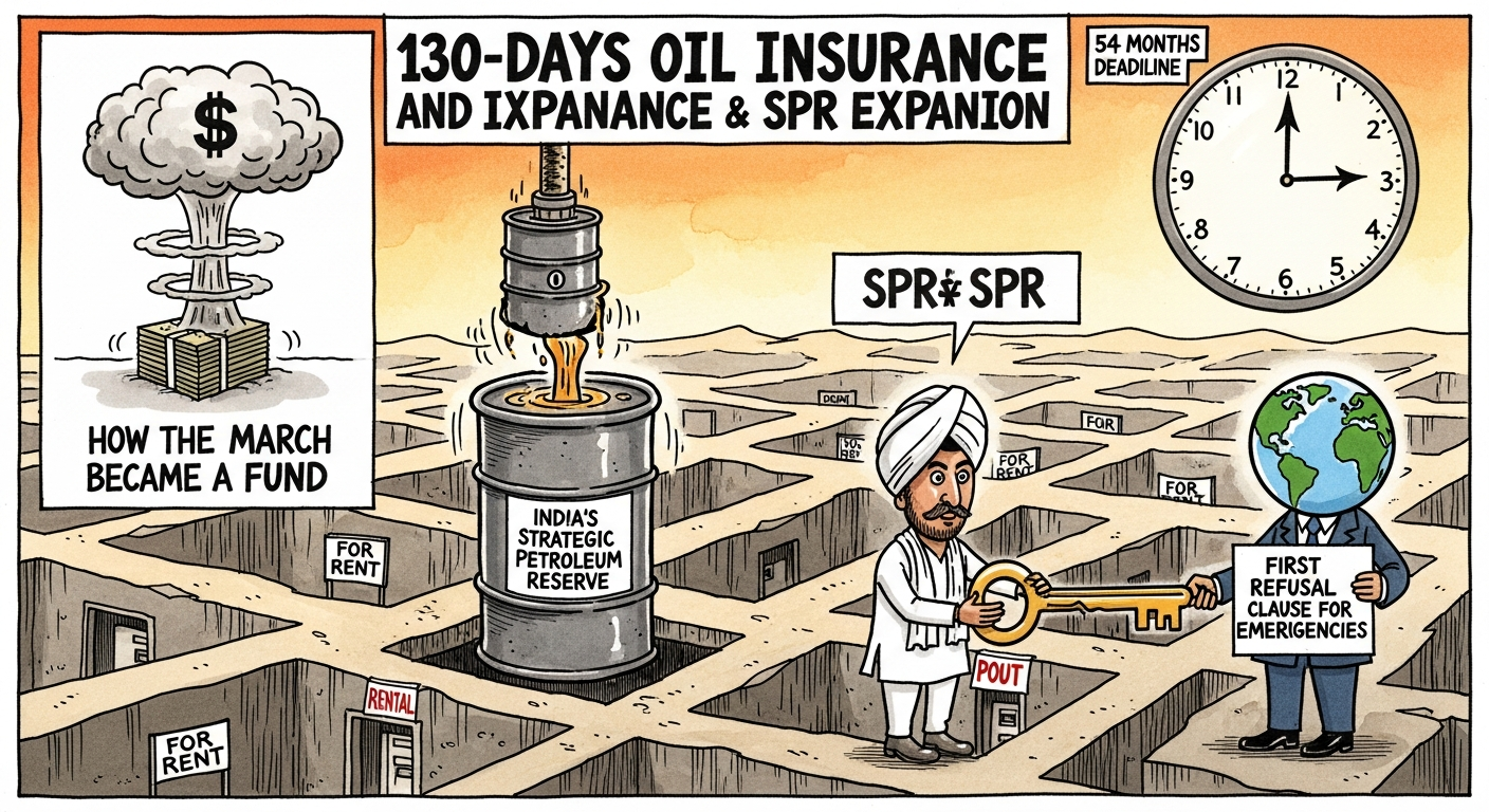 India's 130-Day Oil Insurance: The SPR Expansion, Decoded
