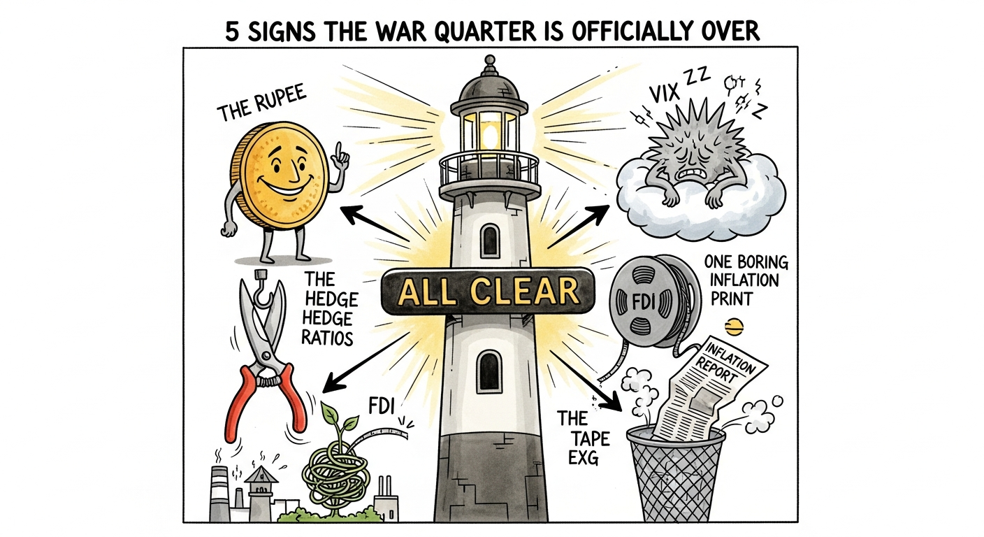 5 Signs the War Quarter Is Officially Over